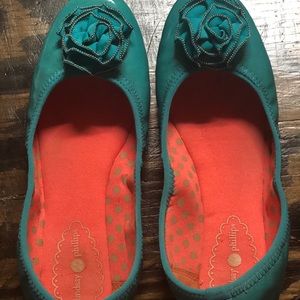 Add for $1  Teal flats.
